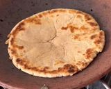 A picture of step 3 of Kathiyawadi mix flour bhakhri.