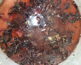 A picture of step 1 of Hibiscus mocktail.