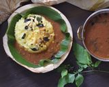 A picture of step 8 of Ganike hannu Gojju, side dish for Pongal / Black nightshade fruit curry:.