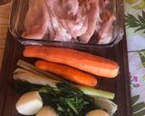 Foto del paso 1 de la receta: Sopa de pollo con verduras!!🫑🥕🧅🥬🍗