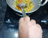 A picture of step 2 of Leftover salad with egg bhurji.