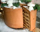 Gianduja-sós karamell torta recept fázis 9 fotója