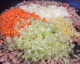 A picture of step 3 of Bolognese Sauce.