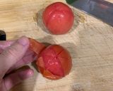 Hình bước làm 2 của món Bò bằm sốt nấm cà chua