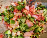 A picture of step 1 of Chilli paneer street style.