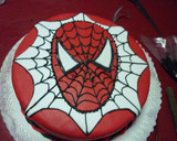 Foto del paso 11 de la receta: Torta el hombre araña cumpleaños de Tomás