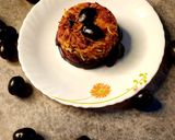 A picture of step 3 of Jamun Rice (tangy flavour).