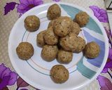 A picture of step 6 of Besan aata laddoo.