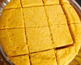 A picture of step 8 of Khaman Dhokla.