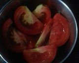 A picture of step 1 of Tomato postu chutney/ tomato poppy seeds chutney.