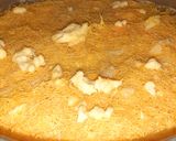 A picture of step 4 of Kunafa with cream cheese filling 😋.