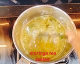 A picture of step 2 of Moringa powder Tea (Healthy Herbal Tea).