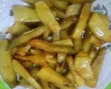 A picture of step 3 of Air Fryer Honey Sweet Potatoes Fries.