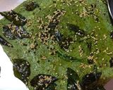 A picture of step 9 of Sprouted Moong and Spinach Dhokla.