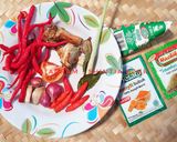 Foto langkah ke 1 dari resep Gulai kepayang (keluwek) & ikan tapau (asap).