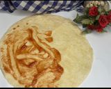 A picture of step 1 of Tacos wrap.
