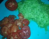A picture of step 2 of Veg sandwich.