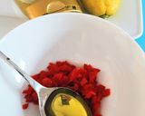 Zucchinischleifen - mit Koriander als Salat Rezeptschritt 3 Foto