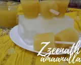 A picture of step 2 of Pineapple Lemonade Popsicles.
