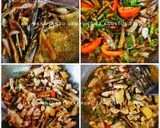 Foto langkah ke 2 dari resep Tumis Praktis 3 Bahan (Tahu Tempe & Ikan Asin).