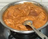 A picture of step 3 of Spicy Mutton Curry in the Traditional Goan 'Recheado Masala' Paste 😋.