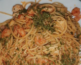 Foto del paso 5 de la receta: Spaguettis con pollo y gamba