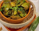 A picture of step 10 of Val Papadi Bhaji (Winter Special Broad/Flat Beans Curry).