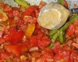 A picture of step 4 of Thotakura Tomato Curry.