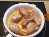 Pollo con cebolla
