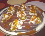 A picture of step 5 of Indo Mexican Chaat Toasties.