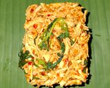 Foto langkah ke 8 dari resep Nasi Bakar Ayam Suwir Kemangi.