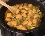 Une image de l'étape 12 de Coings, courgettes et tomates au lard fumé.
