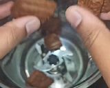 A picture of step 1 of Bourbon biscuit cake | 3 ingredients cake recipe without oven.