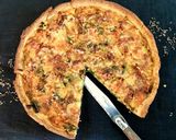 Foto langkah ke 5 dari resep Quiche-Bombay dan Bawang Prei (reBake-Moona's Kitchen/Evyjuly).