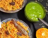 A picture of step 7 of Veg biryani pulao.