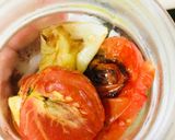 Foto langkah ke 2 dari resep Macaroni with homemade roasted tomato sauce (mpasi 9+).