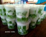 รูปขั้นตอนการทำที่ 11 ของ วุ้นกะทิใบเตยลายหินอ่อน