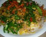 A picture of step 5 of Rice and beans wit palm oil nd pepper by s@lma ful@rny.
