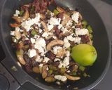Foto del paso 2 de la receta Ensalada templada de rúcula con verduras salteados jamón y feta