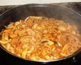 Foto del paso 11 de la receta Fideos a la cazuela con marisco y pollo