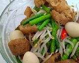 Foto langkah ke 8 dari resep Kacang panjang tumis puyuh taoge tahu crispy.