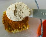A picture of step 2 of Turmeric and saffron chocolate.