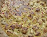 Foto del paso 7 de la receta: Tarta de pollo y champiñones con masa integral