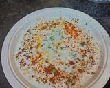A picture of step 3 of Boondi Raita.