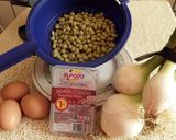 Foto del paso 1 de la receta: Habitas baby revueltas con huevo y jamón
