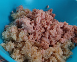 Foto del paso 1 de la receta: Tortitas de quinoa, atún y queso