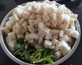A picture of step 1 of Masala Idli.
