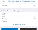 A picture of step 10 of Ham Bacon Cheddar Egg Salad.