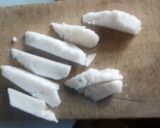 A picture of step 1 of Ugali fritters.