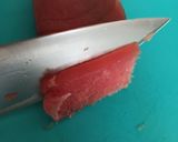 Foto del paso 4 de la receta: Sashimi, sushi, California rolls, Maki de atún y Maki de salmón